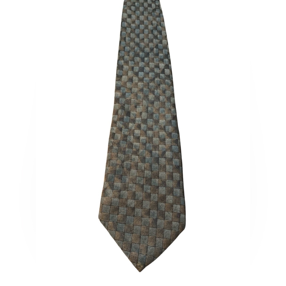 Ron Chereskin vintage silk tie.  Blue and gray pattern excellent condition.